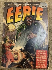 Eerie #6 Pre Code Horror PCH Avon Comics cover separated & detached picture