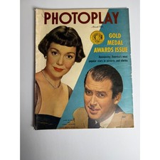 Vintage Photoplay Magazine March 1952 Jane Wyman Jimmy Stewart Gold Medal Awards picture