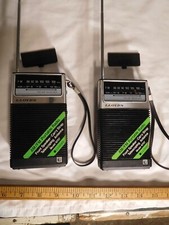 Fantastic 2 Vintage Lloyd's~ AM/FM Portable Radios  w/ Original Stickers Intact picture