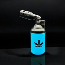 aLeaf 5” Supernova Blow Torch – Turbo Flame Refillable Butane Lighter Multi-Colo picture