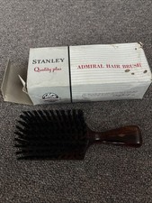 Vintage Stanley Quality Plus Admiral Hair Brush With Box  picture