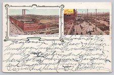 Vintage 1906 Chicago Libby McNeill & Libby Factories Union Stock Yards Postcard picture