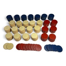 286 Vintage Bakelite Poker Chips 1.5