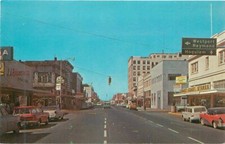 Washington Aberdeen 1960s Autos Gray's Harbor Dexter Ellis Postcard 22-4639 picture