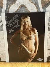 AMANDA PAIGE SIGNED 8 X 10 PHOTO PLAYBOY PLAYMATE OCTOBER 2005 PSA DNA COA (C) picture