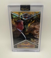 Wild Card 2025 Alumination Donald Trump 45th and 47th President 1/1 picture