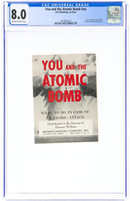 You and the Atomic Bomb #nn Life Publishing New York State Civil Defense CGC 8.0 picture