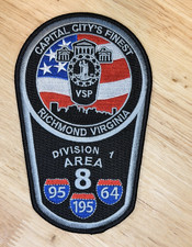 Virginia State Police Area 8 NOVELTY Patch ￼ picture