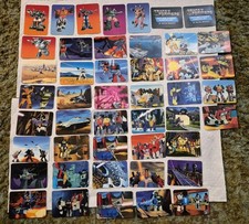 1985 Hasbro Transformers Series 1 HUGE LOT of 46 Trading Cards, Hound, Blaster picture