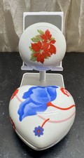 Vintage Trinkets Boxes Estée Lauder  Loving Heart Porcelain  picture