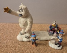 🎅 Hawthorne Village Rudolph Bumbles Holiday Helpers 3pc Figurine Set Elf Elves picture