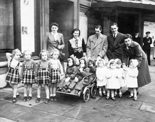 London England One set quadruplets unusual enough but three sets sa- 1952 Photo picture