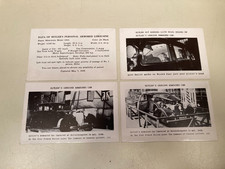 (4) Vintage postcards depicting Adolph Hitler's armored car (Krom-A-Tone) picture