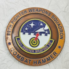 86th Fighter Weapons Squadron Combat Hammer USAF Challenge Coin picture