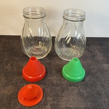 Federal Housewares-1 Red=Tilt-A-Spoon Measuring Devise, 1 Green=Sugar Shaker,VTG picture