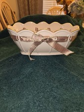 LENOX GREAT GIFTABLES SMALL PIERCED RIBBON BOWL picture
