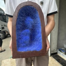 12LB+ Natural magnesite acicular geode quartz crystal mineral specimen healing picture