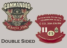 C Co 35th Engineer Battalion Commandos Hell Bent Challenge Coin  J#28 picture