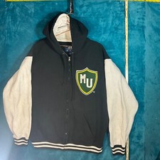 Methodist University Fleece Varsity Style men’s hoodie jacket size xl picture