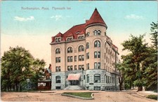 Northampton MA Massachusetts  PLYMOUTH INN HOTEL  1914 Vintage Postcard picture