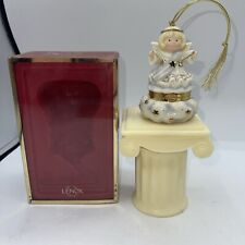 Lenox Hinged Trinket Angel Box Christmas Ornament Treasure Collection 6339543 picture