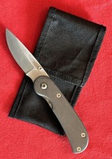 FOX - MANIAGO ITALY- 440 SINGLE BLADE VINTAGE- RARE DISCONTINUED WITH SHEATH  picture