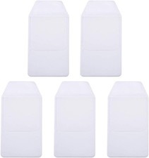 5Pcs White Pocket Protector for Hospital Office Pen Leaks, PVC Pocket Protectors picture