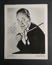 Vintage Cecil Golly Signed 8x10 Promo Photo Music By Golly Orchestra Leader picture