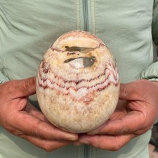 3.86Lb Natural Rhodochrosite  Quartz Crystal Egg Mineral Specimen Healing picture