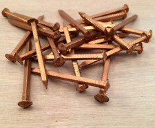 Copper Nails 50 Pcs for Slating & Roofing - Solid Copper Nail 2.5cm Height picture