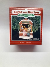 Vintage Hallmark Keepsake Magic Christmas Ornament Kringles Toy Shop Lights Up picture