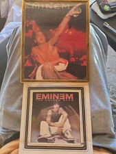 Two Vintage Eminem Carnival Glass Mirrors picture