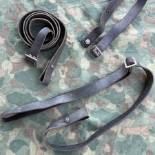 One (1) Issued WWII Finnish M91 M39 Original Leather Mosin Nagant Rifle Sling picture