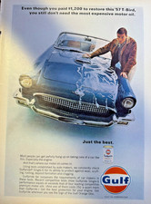 Magazine Advertisement 1967 Gulf Pride Motor Oil picture