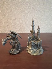 Rawcliffe pewter Lot Of 2 The Turret And A Dragon picture