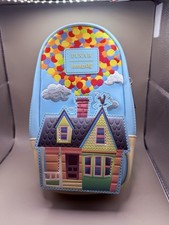 Loungefly Disney Pixar Up Balloon House Stationery Mini Backpack Pencil Case picture