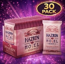 30 LOT HAZBIN HOTEL Season 2 Trading Cards 2nd Edition Booster Pack picture