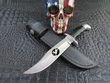 Buck Knives USA 119 Custom RARE Older Discontinued Buck Deer Cutout In Blade :^) picture