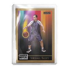 Custom The Office Michael Scott Novelty 1990 Skybox Basketball Card picture