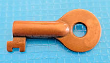 Vintage Brass Hollow Barrel Key ~ Unmarked picture