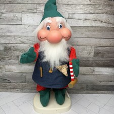 Santakins Santa Grubby Animated Christmas Gnome - In Working Condition - Vintage picture