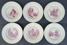 Set of 6 Wedgwood 1960 University of Pennsylvania Plates **Excellent Condition** picture