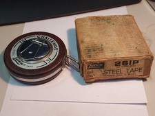 VTG Lufkin CHALLENGE Steel Tape 261P 33 Foot 8ths- for Diameter, Feet & Inches picture