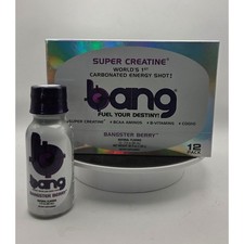 Bang Energy Bangster Berry Carbonated Energy Shot 3oz Rare Discontinued Single picture