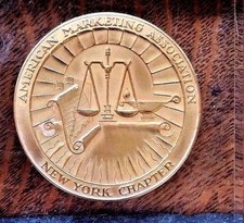 1957 Paperweight-Pace College-New York-Lillian Auch-Annual Student Award-Science picture