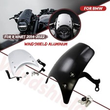 For BMW R NINE T Silver 2014-2022 Motorcycle Aluminum Wind Windshield Deflector picture