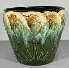 RRP Ransbottom Roseville Ohio Sun & Moon 1400 10” Jardiniere Planter Large picture