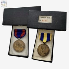 ARMY 1898 SPANISH & PHILIPPINE CAMPAIGN MEDAL NUMBERED GROUP GEO S. CARPENTER picture