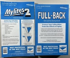 E. Gerber Mylites2 & Full-Back Standard (50pcs) Set 725M2/700FB 35pt White/White picture