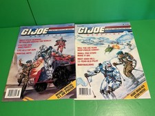 Lot of 2 Vintage 80’s GI Joe A Real American Hero Magazines Fall Winter 1987-88 picture